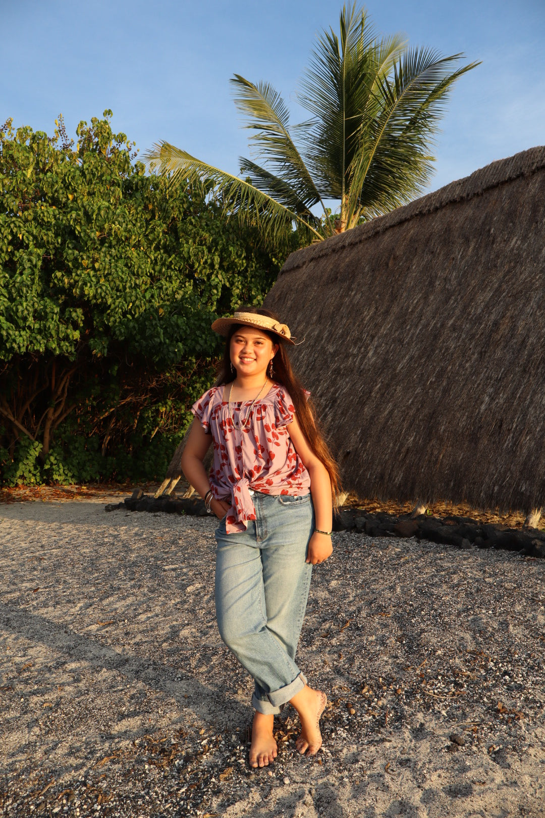 Dainty A'ali'i Youth Girls Dress