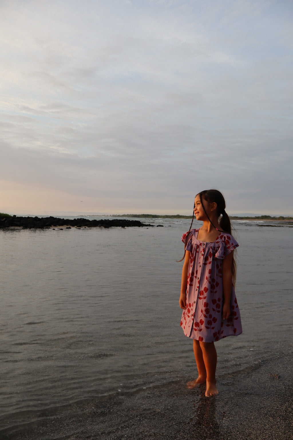 Dainty A'ali'i Keiki Wahine Dress