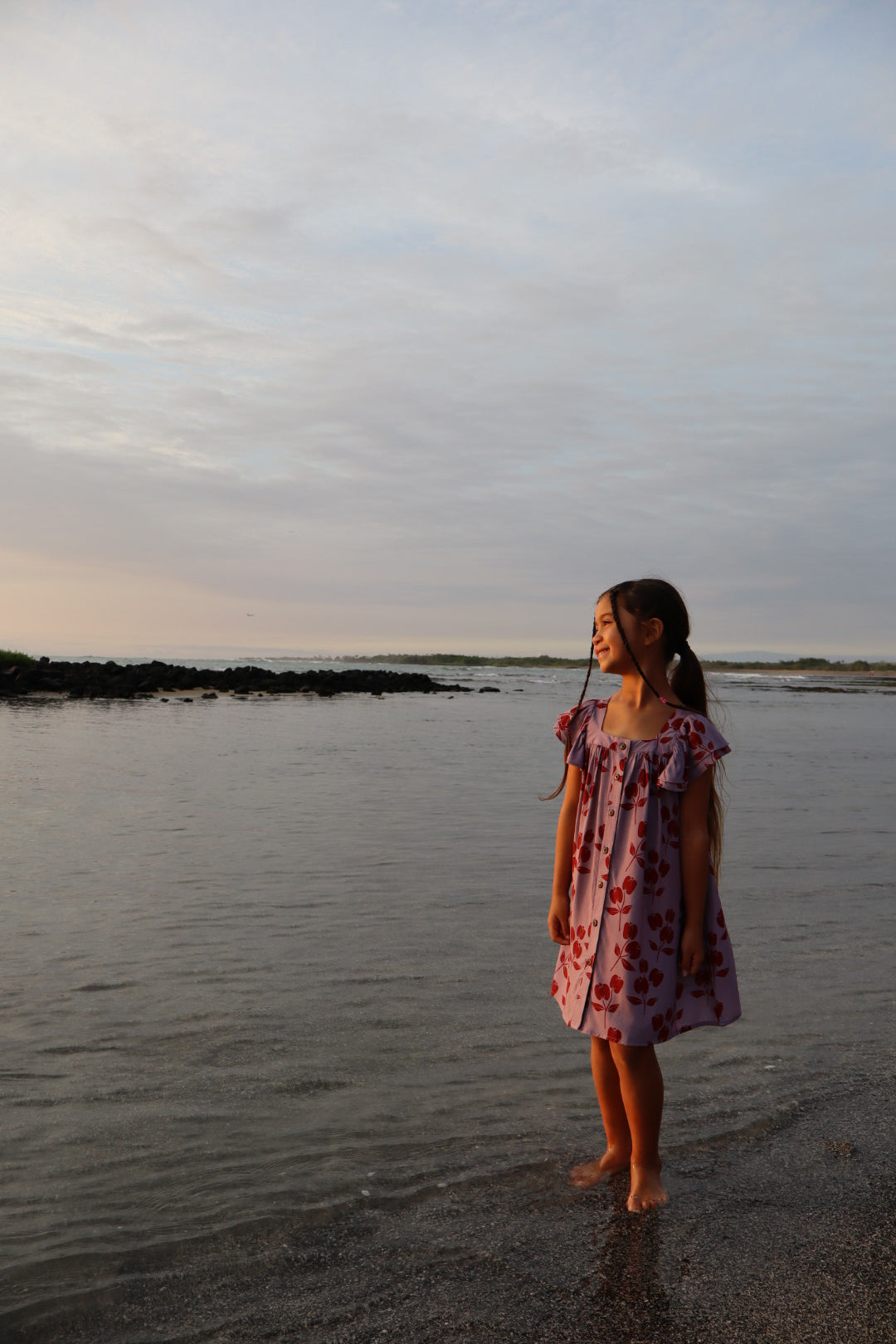 Dainty A'ali'i Keiki Wahine Dress