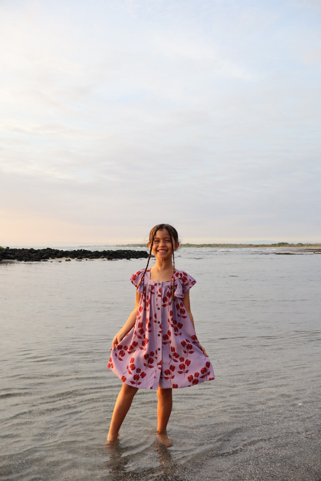 Dainty A'ali'i Keiki Wahine Dress