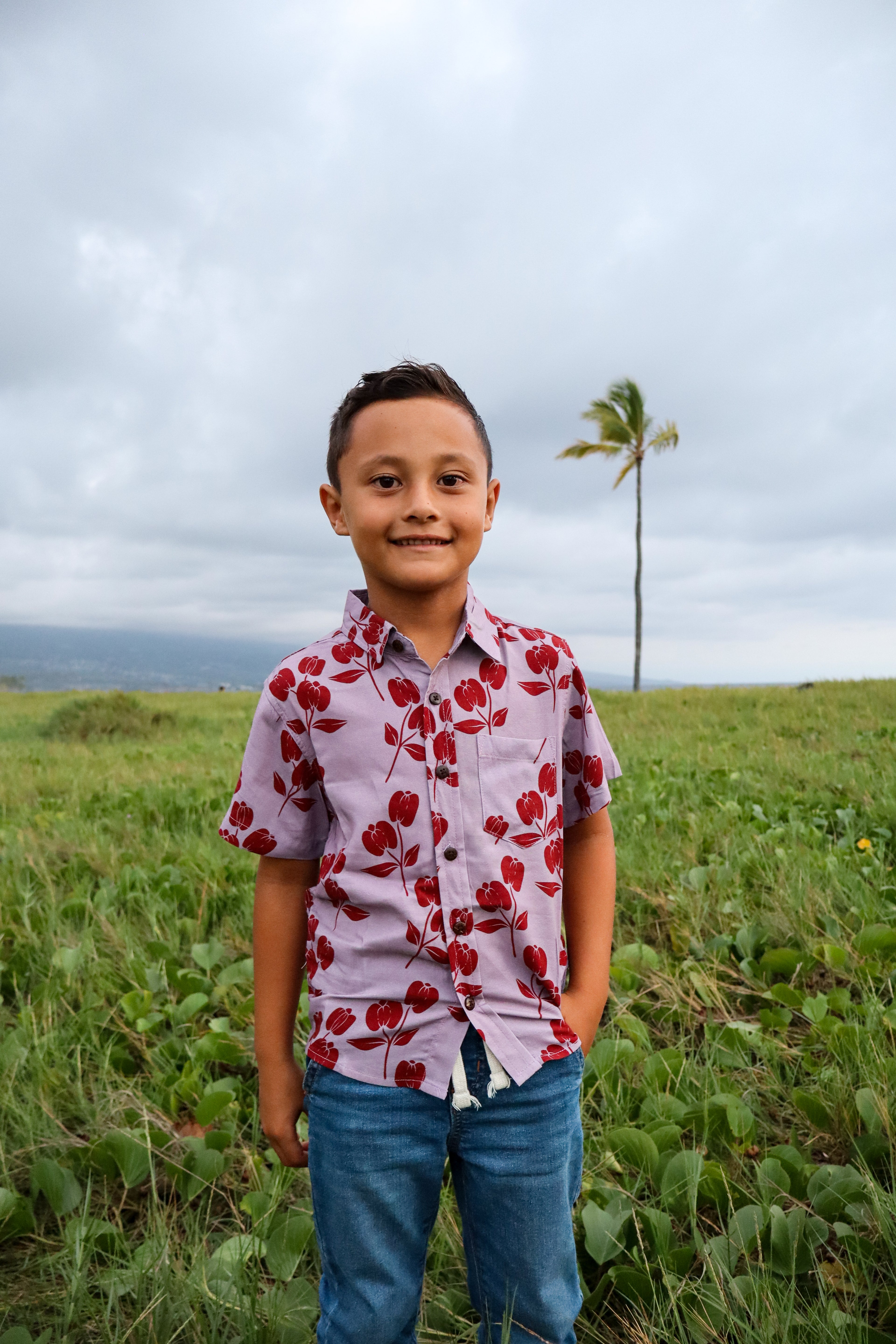 Dainty A'ali'i Youth Boys Button Down