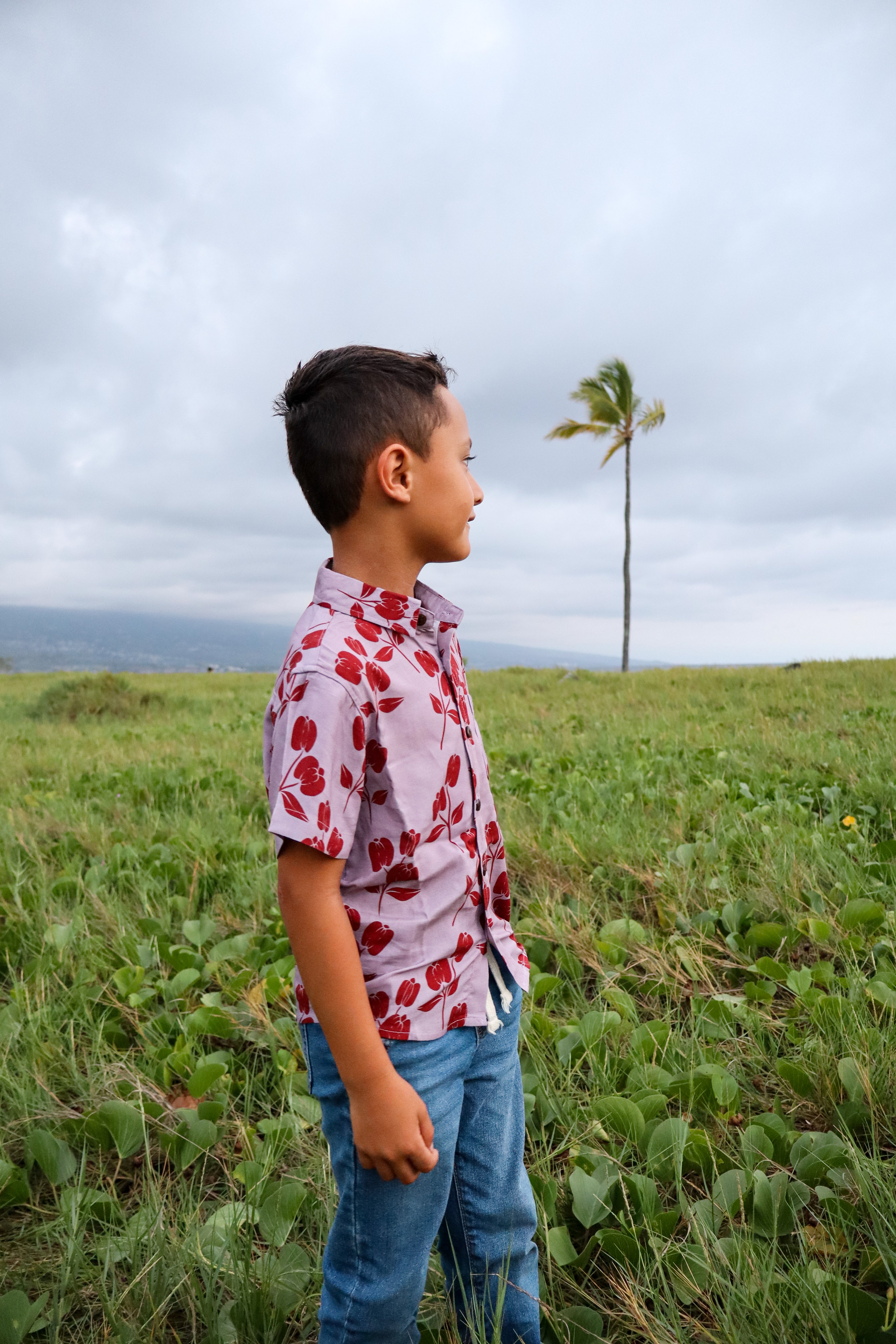 Dainty A'ali'i Youth Boys Button Down